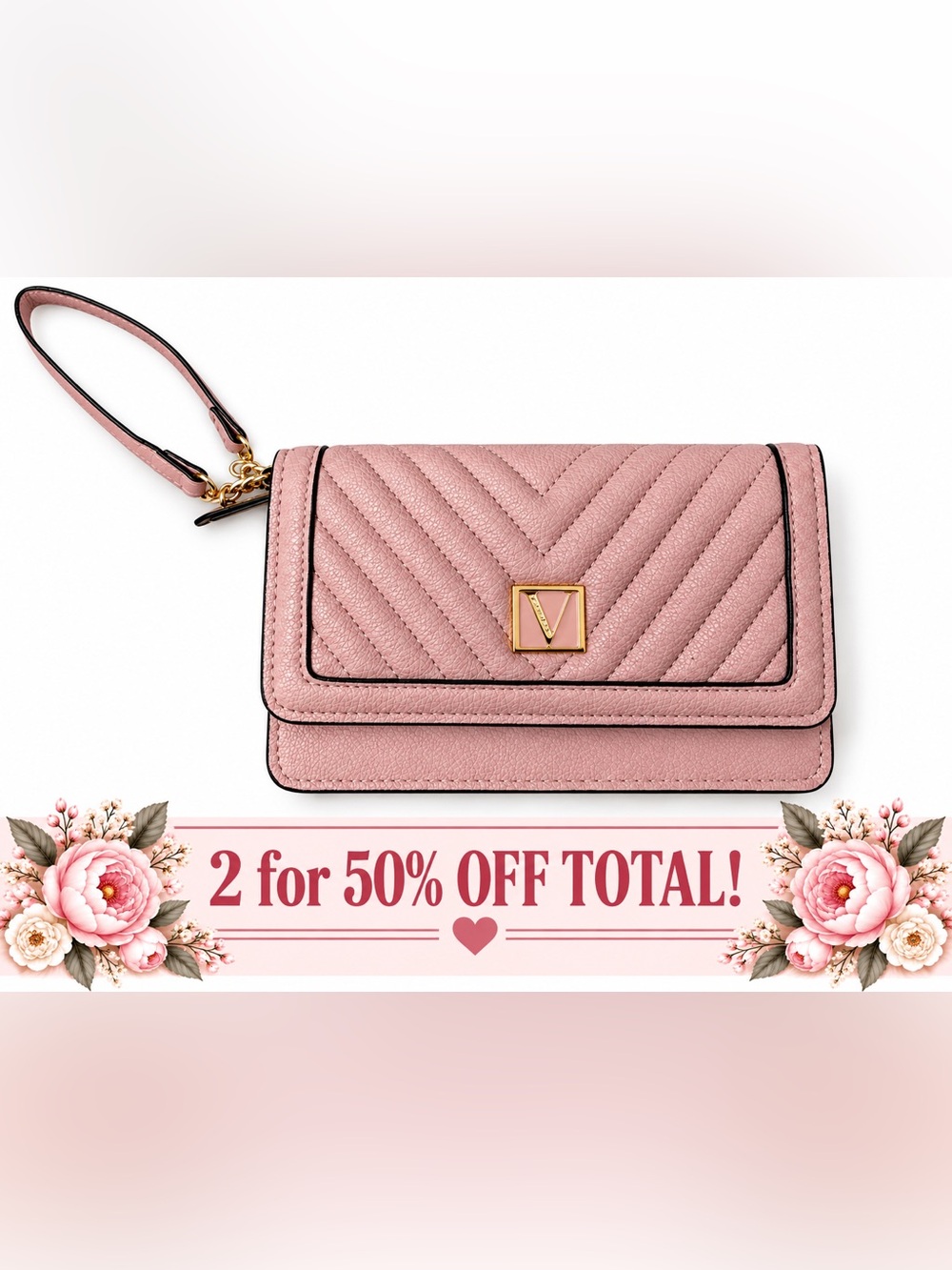Victoria’s Secret Pink Quilted Wristlet Wallet